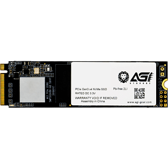 Накопитель SSD M.2 256Gb AGI AI198 Series (PCI-E 3.0 x4, 1900/1200 Мбайт/сек)