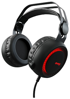 Наушники проводные Oklick GMNG HS-L870G (микрофон, мониторные полноразмерные, 20-20 000 Гц, 100дБ, 2.2м) black