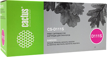 Картридж лазерный Cactus CS-D111S для Samsung, 1000 стр. черный