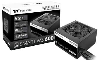 Блок питания 600W Thermaltake Smart W3 120mm 80+ Standart