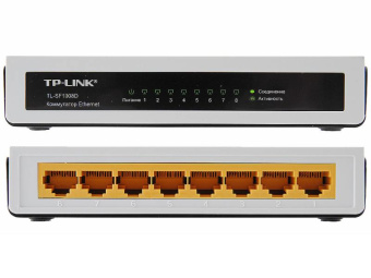 Коммутатор .8 port TP-Link TL-SF1008D 100 Мбит/сек
