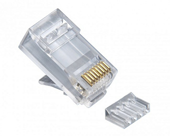 Коннектор RJ-45, кат.5 со вставкой