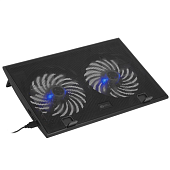 Подставка для ноутбука 17" Digma D-NCP170-2, черный