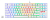 Клавиатура беспроводная Redragon Anubis RGB Bluetooth белый