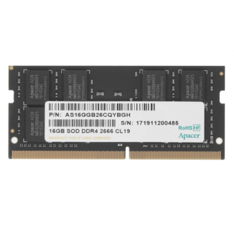 Модуль памяти SODIMM DDR4 16Gb PC4-21300 2666MHz Apacer