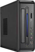 Корпус LinkWorld LC-820-01B (HTPC, 68х200х310мм, 2*USB, CardReader, mini-ITX, 65W) Black