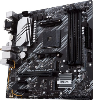 Материнская плата Socket AM4 ASUS PRIME B550M-A WIFI II (B550) 4*DDR4 HDMI DVI VGA mATX