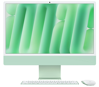 Моноблок Apple iMac 24" 2024 M4  16G 256G 10-Core Green (зеленый) (без RuStore)