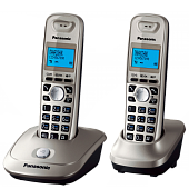 Радиотелефон Panasonic DECT KX-TG 2512 RUN (АОН, +доп. трубка, спикерфон, полифония, платиновый)