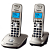 Радиотелефон Panasonic DECT KX-TG 2512 RUN (АОН, +доп. трубка, спикерфон, полифония, платиновый)