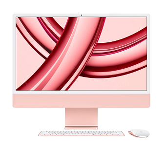 Моноблок Apple iMac 24" 2023 M3  8G  256G 10-Core Pink (розовый)