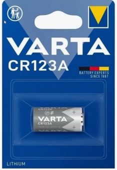 Элемент питания CR123A, 3V, 1шт, Varta Professional CR123A BL1 Lithium