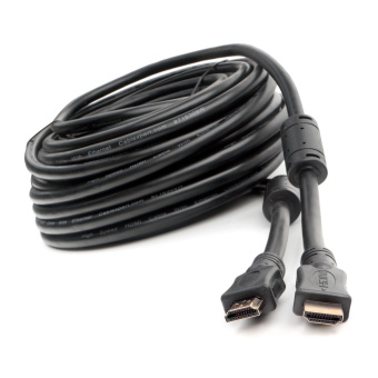 Кабель соединительный HDMI (m) < - > HDMI (m) 20.0м, ver 1.4, Cablexpert, ферритовые кольца, черный