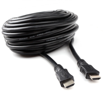 Кабель соединительный HDMI (m) < - > HDMI (m) 15.0м, ver 2.0, Cablexpert, экранированный, черный