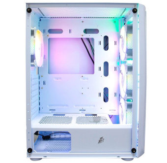 Корпус 1STPLAYER FIREBASE X4 FRGB mATX белый