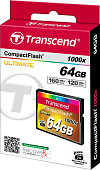 Карта памяти CF .64Gb Transcend Compact Flash Ultra 1000x (160/120 MB/s)