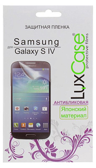 Защитная пленка для смартфона Samsung Galaxy S4 - LuxCase антибликовая