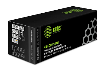 Картридж лазерный Cactus CS-CB436AS для HP LJ P1505/ M1120/M1522
