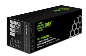 Картридж лазерный Cactus CS-CB436AS для HP LJ P1505/ M1120/M1522