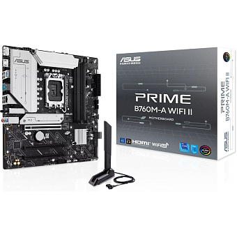 Материнская плата Socket-1700 ASUS PRIME B760M-A WIFI (B760) 4*DDR5 HDMI DP mATX