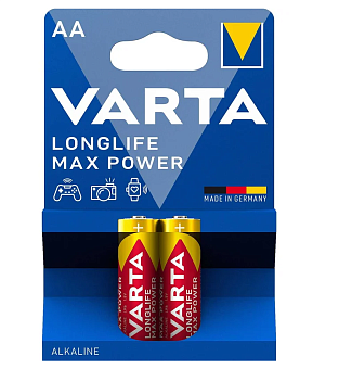 Элемент питания AA, 1.5V,  2шт, Varta Max Tech LR6 AA BL2