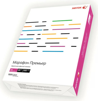 Офисная бумага A4 Xerox Marathon Premier [A4] 80гр/м2, 500л class "A"