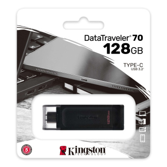Флешка 128Gb Kingston DataTraveler DT70 USB-C