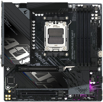 Материнская плата Socket AM5 Gigabyte X870M A ELITE WF7 (X870) 4*DDR5 HDMI mATX
