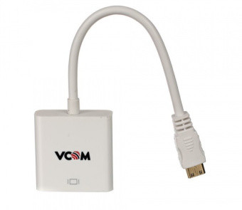 Кабель-переходник mini HDMI (m) < - > VGA (f), Vcom