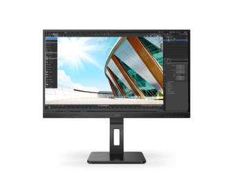 Монитор 27" AOC 27P2Q (IPS 1920x1080 4ms 75Hz DP HDMI DVI VGA USB Speakers) черный