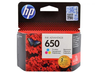 Картридж струйный HP 650 (CZ102AE) для HP DeskJet Ink Advantage 2515/2516, многоцветный