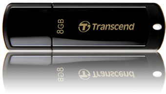 Флешка . 8Gb Transcend JetFlash 350 USB черный