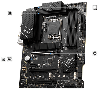 Материнская плата Socket-1700 MSI PRO Z790-P WIFI (Z790) 4*DDR5 HDMI DP ATX