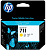 Картридж струйный HP 711 (CZ132AE) для HP DesignJet T120/T520, желтый