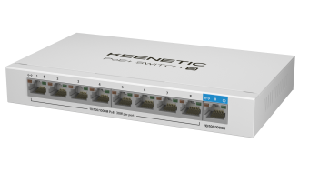 Коммутатор .9 port Keenetic PoE+ Switch 9 (KN-4710) 1000 Мбит/сек 8*PoE+