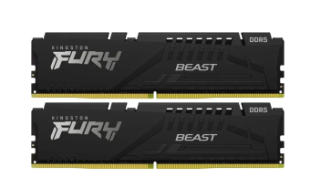 Модуль памяти DDR5 64Gb 5600MHz Kingston Fury Beast Black EXPO CL36 (Kit of 2)