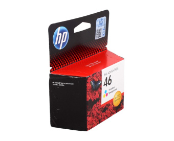 Картридж струйный HP 46 (CZ638AE) для HP DesignJet Ink Advantage 2020hc/2520hc, многоцветный