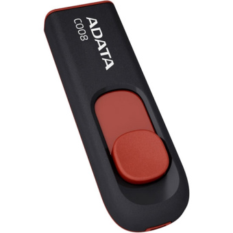 Флешка 64Gb ADATA [C008] USB черный/красный