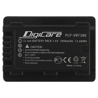 Аккумулятор для камеры DigiCare PLP-VBT380 (Panasonic HC-V160/180/260/270/380)