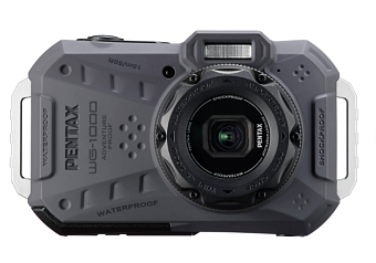 Цифровая фотокамера Pentax WG-1000 (CMOS, 16Mpx, SD) темно-серый