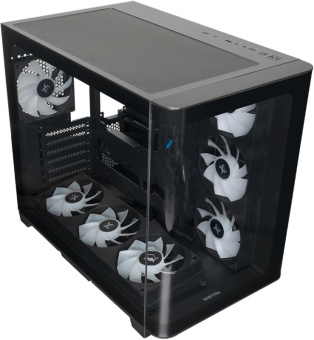 Корпус XASTRA QR500 7ARGB ATX Black (чёрный)