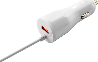 Автомобильное зарядное устройство Canyon CNE-CCA033W USB, белый