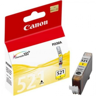 Картридж струйный Canon CLI-521Y для PIXMA iP3600/4600, желтый