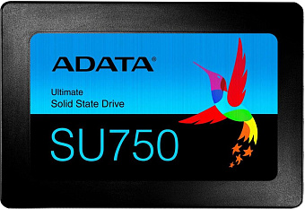 Накопитель SSD SATA 256Gb ADATA Ultimate SU750 (TLC, 550/520 Мбайт/сек)