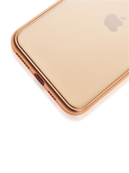 Чехол для смартфона Apple iPhone 11 Pro 5.8" - Gurdini Matt Silicone overlay, золотой