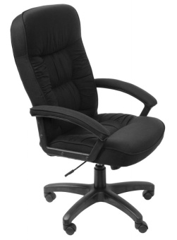 Кресло Бюрократ T-9908AXSN (ткань, мех. качания, крест. пластик, до 120 кг) Черный