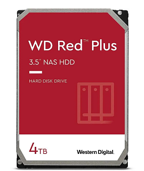 Жесткий диск SATA 4Tb WD Red Plus 5400rpm 256Mb SATA-3