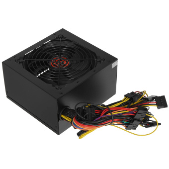 Блок питания .500W GINZZU CB500 120мм, APFC, черный