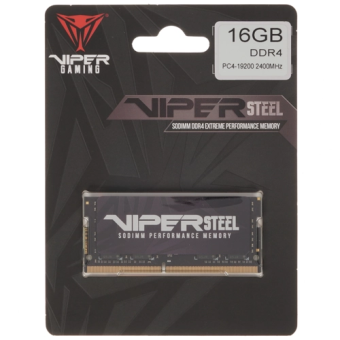 Модуль памяти SODIMM DDR4 16Gb PC4-19200 2400MHz Patriot