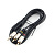 Кабель аудио-видео 3.5Jack (m) < - > 2RCA (m)  1.5м, Cablexpert, блистер, черный
